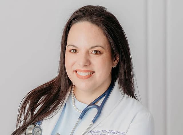 Leigh Dobbs, MSN FNP-BC, Family Nurse Practitioner and Co-Founder of Polaris Family Medicine in Franklin MA