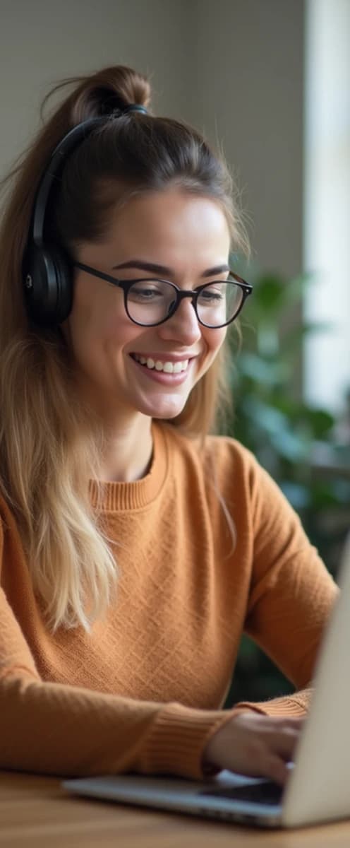 Patient using computer for virtual healthcare appointment - telehealth and primary care in Franklin MA